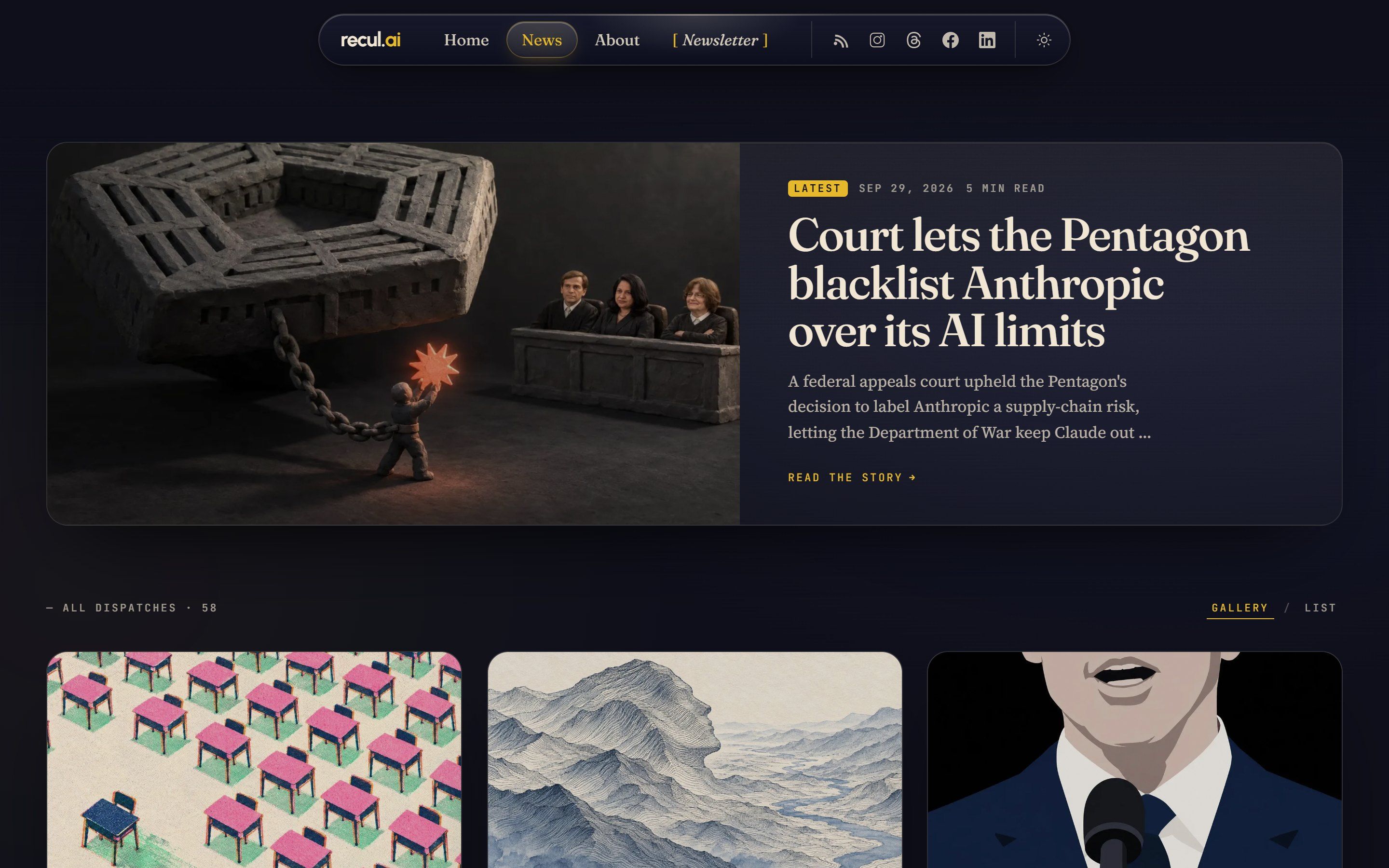 recul.ai : les actualités du jour
